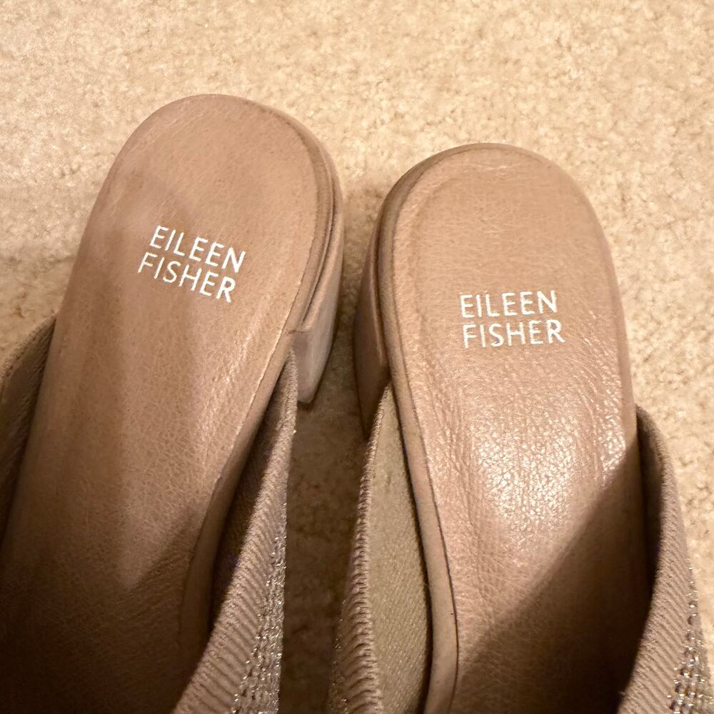 Eileen Fisher Fave Block heel with Knit upper size 10 - Picture 6 of 8